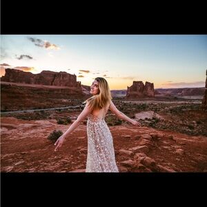 Altar'd State Cream Floral Dress